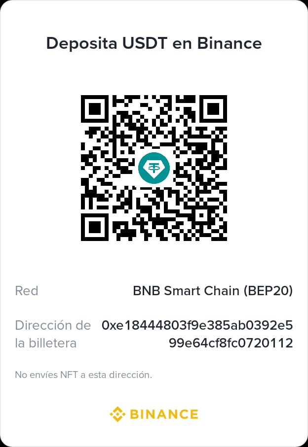 Código QR USDT BEP20